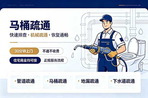 鞍山马桶疏通