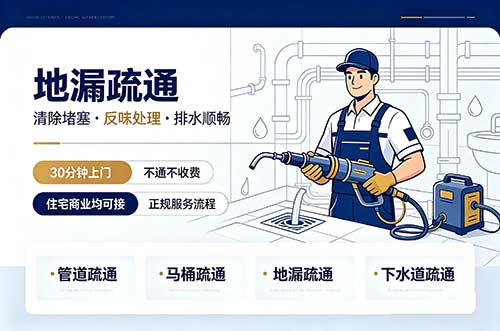 鞍山地漏疏通