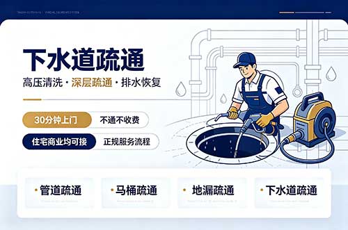 鞍山下水道疏通